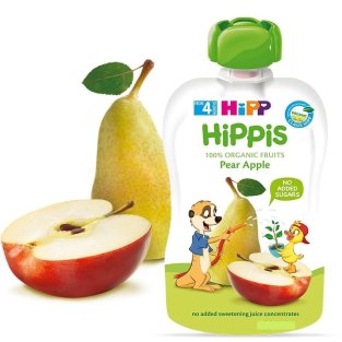HIPP HIPPIS Пюре груша яблоко 100г - 1