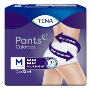 Підгузки Tena Pants Plus Night Medium №12 - 1