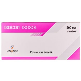 Ізосол розчин для інфузій 200 мл - 1