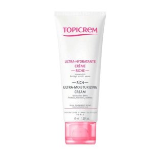 Топикрем (Topicrem) крем ультра-увлажняющий для чувствительной и сухой кожи лица 40мл - 1