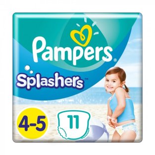 Подгуз.Трусики PAMPERS для плавання Splashers Maxi (9-15кг) №11 - 1