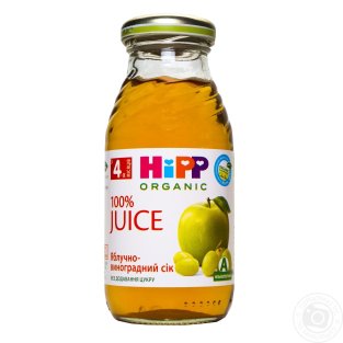 HIPP Сок яблоко и виноград 200мл - 1