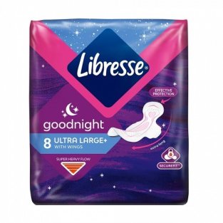 Прокладки Libresse Ultra Goodnight Large with wings №8 - 1