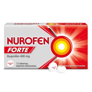 Нурофен Форте (Nurofen Forte) таблетки 400 мг №12 - 2
