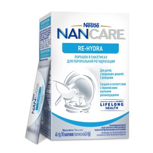 Nestle (НЕСТЛЕ) Nancare Re-Hydra порошок для дітей від народження пакет 4.5г №10 - 1