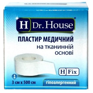 Л/пласт.мед.Н.Dr.House 3смх5м/тка.(бумажн.уп) - 1