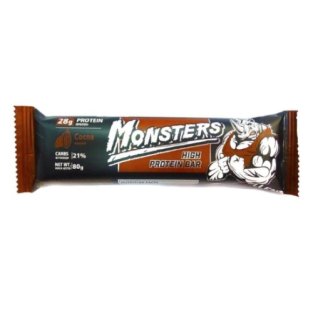 Батончик протеїновий Monsters з какао глазурований кондитерською глазур'ю 80г - 1