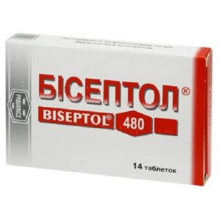 Бисептол таблетки 400 мг/80 мг №14 - 1
