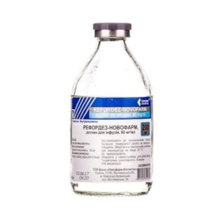 Рефордез-Новофарм раствор для инфузий 6% бутылка 200мл - 1