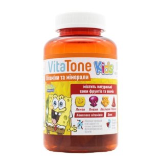 Вітаміни VitaTone Kids Мінерально-вітамінний комплекс пастилки жувальні №30 - 1