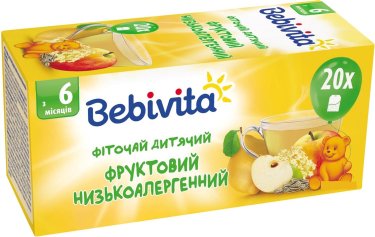 Bebivita Фиточай детский фруктовый низкоаллергенный 1.5г №20 - 1