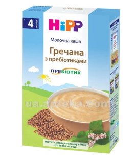 HIPP Каша молочная гречневая с пребиотиками 250г - 4