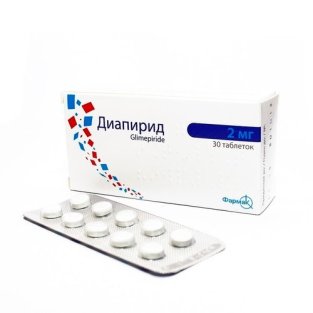 Діапірид таблетки 2 мг №30 - 1