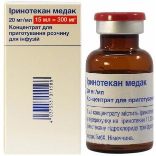 Іринотекан Медак концентрат для приготування розчину для інфузій 20 мг/мл флакон 15 мл - 1