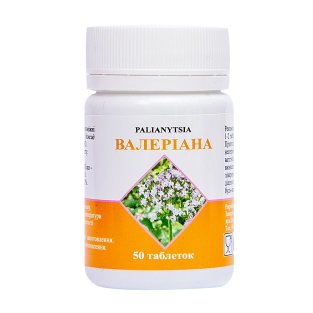 Валеріана PALIANYTSIA таблетки 180 мг №50 - 1