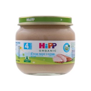 HIPP Пюре мясное из курицы от 4месяцев 80г - 1