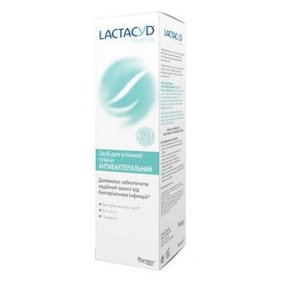 Лактацид Фарма средство для интимной гигиены антибактериальное 250мл - 1