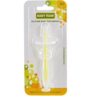 Baby Team Зубна щітка дитяча силіконова 7205 - 1