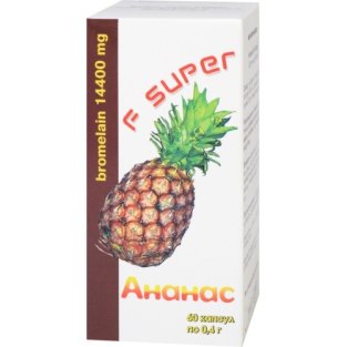 Ананас-Ф Super капсули 0,4 г №60 - 1