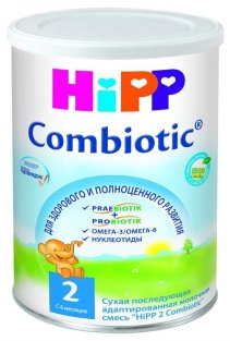 HIPP детская сухая молочная смесь Combiotic 2 для дальнейшего питания 350г - 2