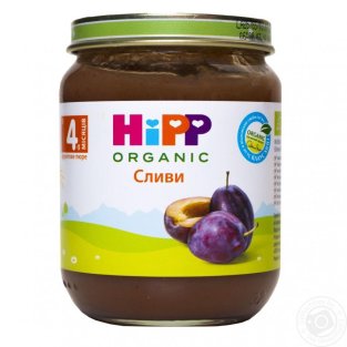 HIPP Пюре фруктовое Сливы 125г - 1