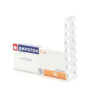 Диротон таблетки 5 мг №28 - 1