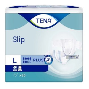 Подгузники для взрослых Tena Slip Plus Large №30 дышащие - 1