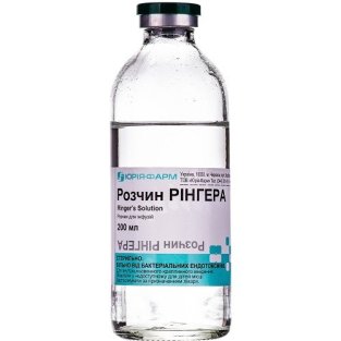 Рінгера розчин для інфузій пляшка 200мл - 1