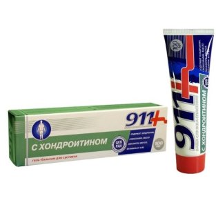 911 Гель-бальзам для суглобів хондроітин 100 мл - 1