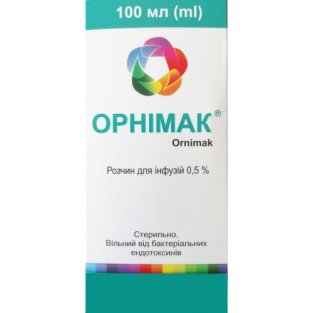 Орнімак розчин для інфузій 0.5% пляшка 100мл №1 - 1