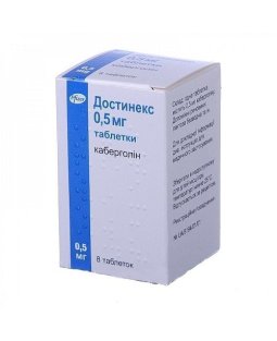 Достинекс таблетки 0,5 мг №8 - 1