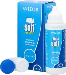 Avizor Aqua Soft Comfort розчин для догляду за контактними лінзами 120мл - 1
