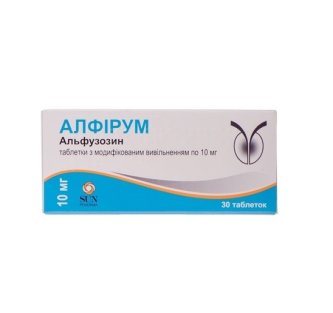 Алфирум таблетки з модифікованим вивільненням 10 мг №30 - 1