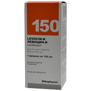 Левоцин-Н розчин для інфузій 500мг/100мл флакон 150мл - 1