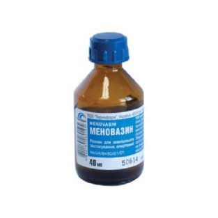 Меновазин розчин для зовнішнього застосування спиртовий флакон з розпилювачем 40мл в пачці - 1