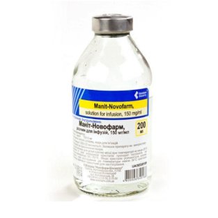 Маннит-Новофарм розчин для інфузій 15% пляшка 200мл - 1
