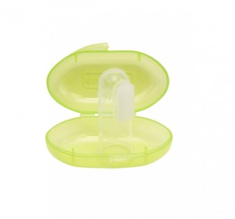 Baby Team Зубная щетка-массажер силиконовая с контейнером 7200 - 2