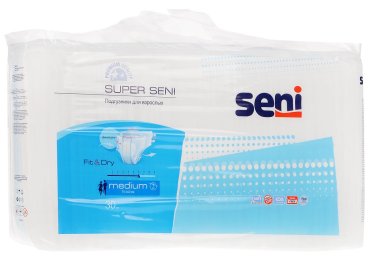 Подгузники для взрослых Super Seni Medium №30 - 1