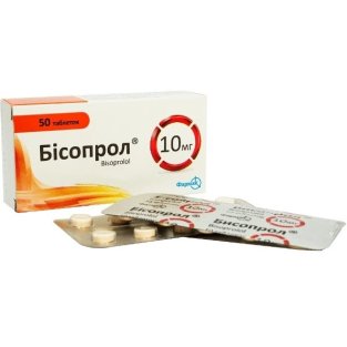 Бисопрол-Фармак таблетки 10 мг №50 - 1