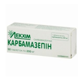 Карбамазепін таблетки 0.2 №50 - 1
