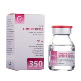 Томогексол розчин для ін'єкцій 350мг йоду/мл 50мл - 1