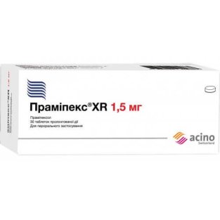 Прамипекс XR таблетки пролонгованої дії 0.75 мг №30 - 1