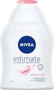 NIVEA BATH Гель для інтимної гігієни Sensitive з пантенолом 250 мл - 1