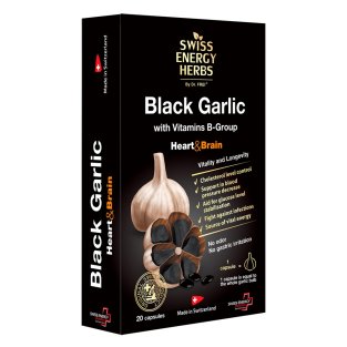 Вітаміни Black Garlic (чорний часник) капсули №20 - 2