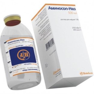 Аминосол-Нео 10% раствор для инфузии флакон 500мл - 1