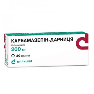 Карбамазепін-Дарниця таблетки 0.2 №20 - 1