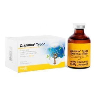 Діаліпон Турбо розчин для інфузій 1,2% флакон 50 мл №10 - 1