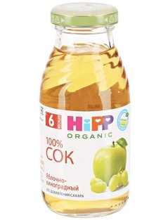HIPP Сок яблоко и виноград 200мл - 2