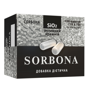 Активний кремній Sor.Bona (Сор.Бона) 270 мг капсули №100 - 1