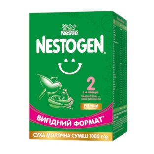 Nestle (НЕСТЛЕ) Nestogen 2 сухая молочная смесь с лактобактериями L.Reuteri от 6 месяцев 1000г - 1